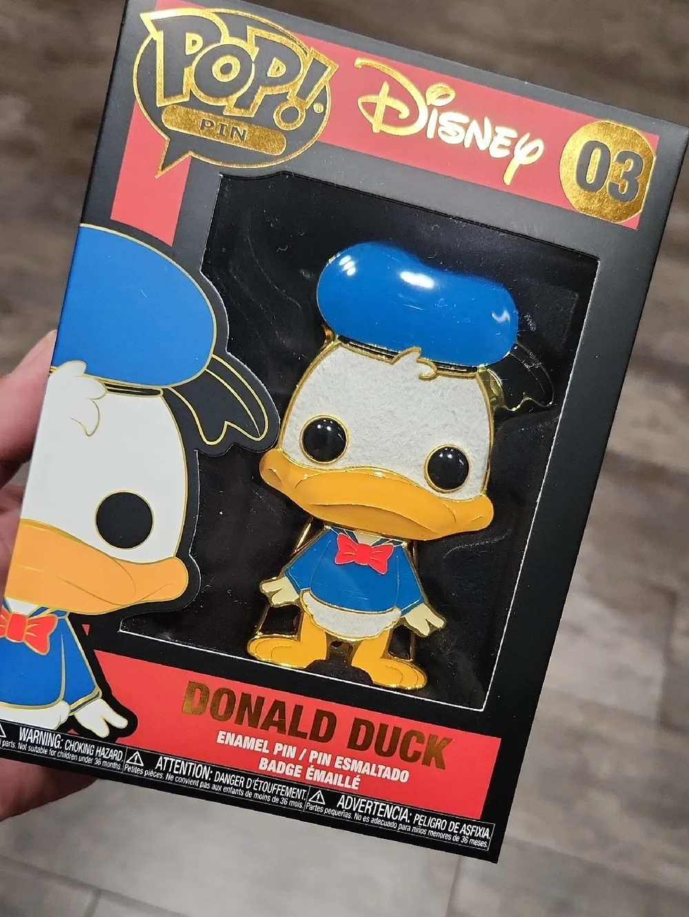 Disney Donald Duck POP! Enamel Pin - Picture 1 of 3